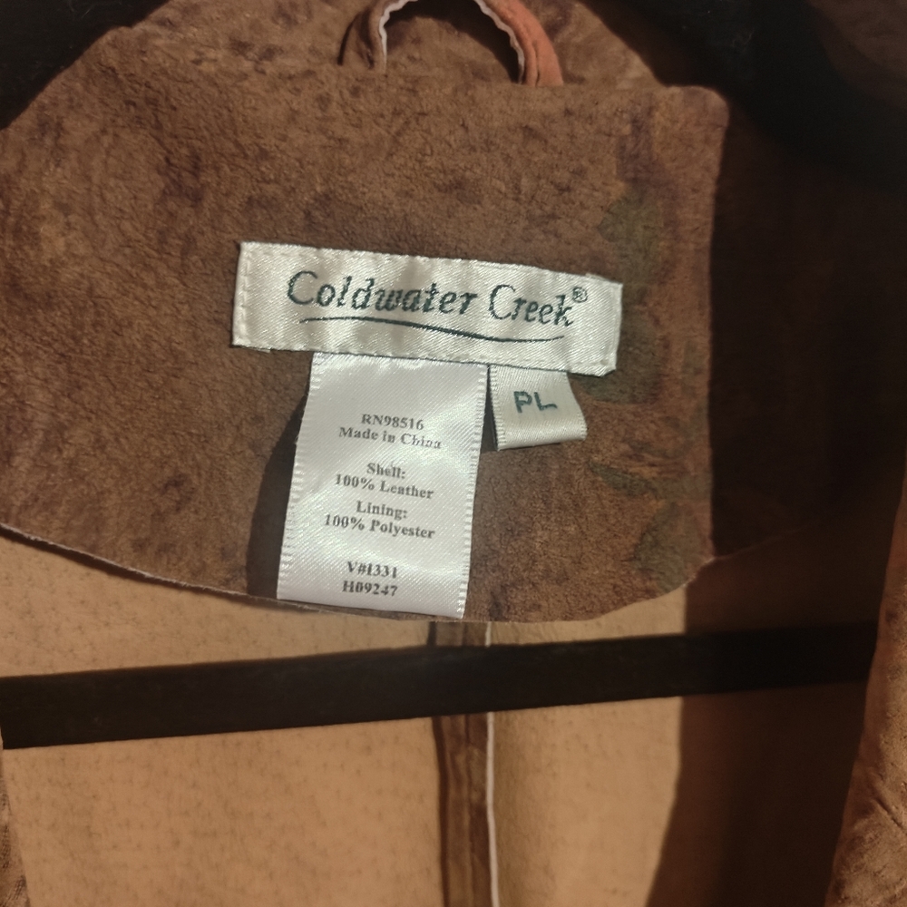 Vintage Coldwater Creek Leather Duster - Picture 4 of 6